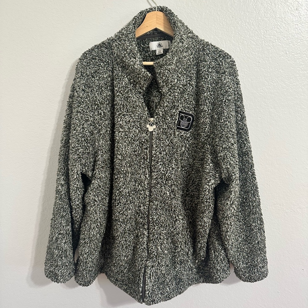 Fuzzy Disney Zip Up Jacket Size 2x
